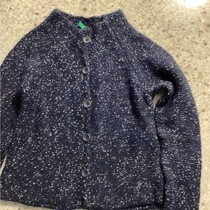 Girls acrylic/wool open sweater very soft to the touch